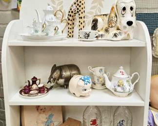 vintage nursery items and bottles