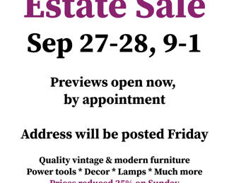 FB estate sale
