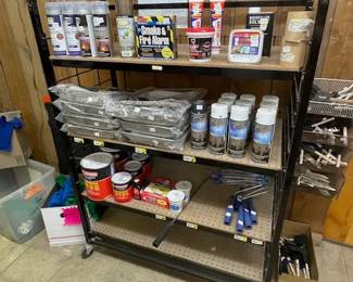 Spray paint and painting supplies