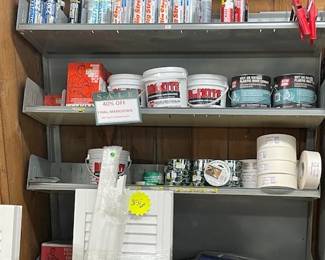 Caulking, tape, etc
