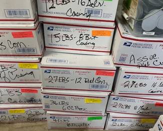 nails in boxes, various styles and quantities