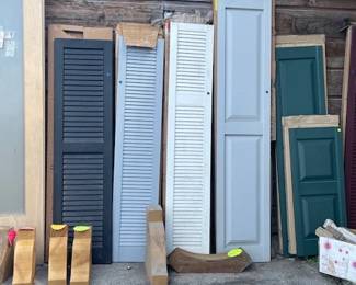 Shutters, can also be used for craft projects