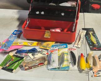 Large tackle box lot