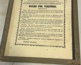 Boarding house sign