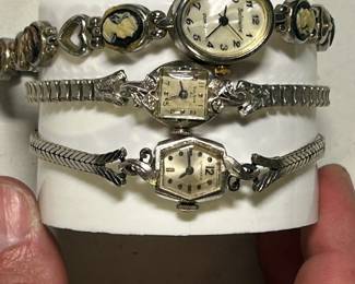 Vintage three watch lot