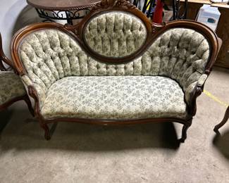 Vintage sofa and chair set
