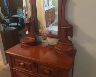 Country Dresser with Mirror