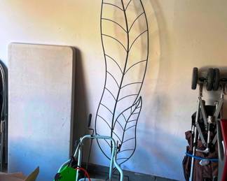 A cool garden trellis!