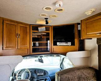 BID on this pristine motorhome. Come to the sale to see this motorhome and place bid at register. Just like the home this couple kept, immaculate. Photo of the details of this motorhome is in this listing. Please read the photo details for all the information on this 2004 Motorhome with 2 slide outs with 50K miles. Runs like a charm. So well taken care of. Sleeps 6 people. Dining turns into a bed and sofa turns into a bed and there is a slide out master bedroom. Bathroom with toilet and sink and then a separate shower. Plus the Burr Lift supports up to 4000 lbs!