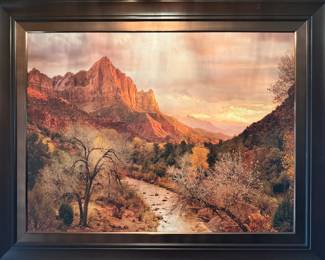 Desert canyon artwork
