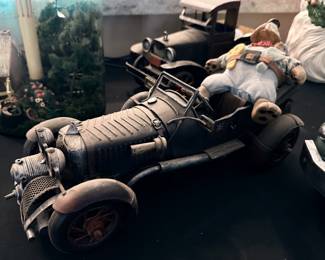 Vintage model car decor