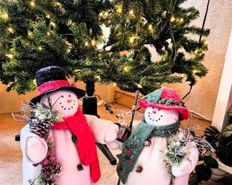 Christmas snowman decor