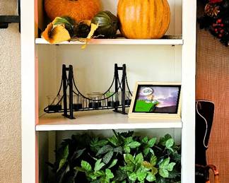 Fall decor and a great-sized cabinet to fit in that perfect space.