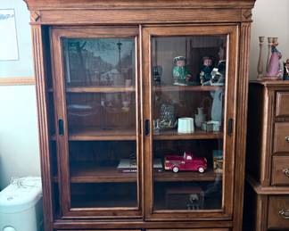 Wood display case