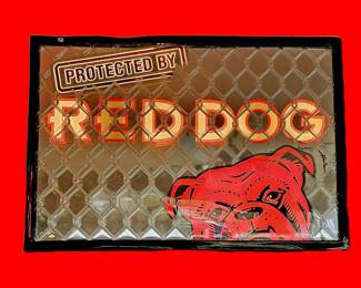 Red Dog neon light