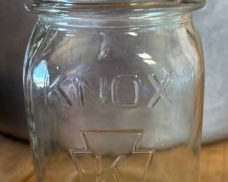 Knox Mason jars