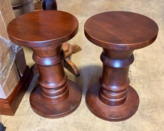 Wood tables