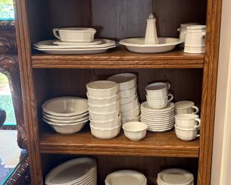 Pfaltzgraff Heritage White dishes and serving pieces