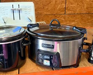 Crock pots and kitchen appliances