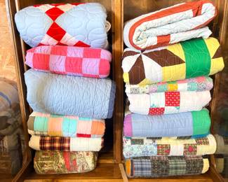 Quilts Hand pieced machine quilted
