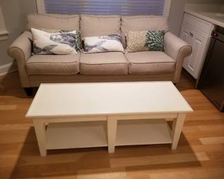 Couch; coffee table