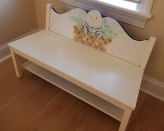 Humpty Dumpty child's bench
