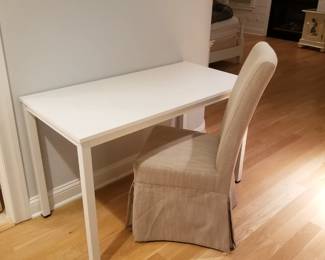 Parsons chair; desk table