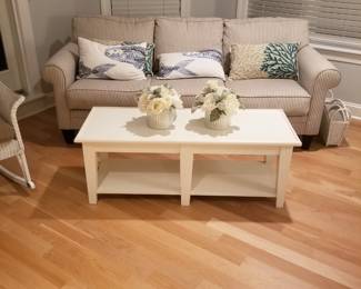 Couch; coffee table