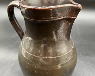 Early stoneware pitcher.