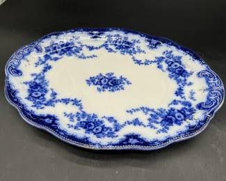 Early flow blue platter