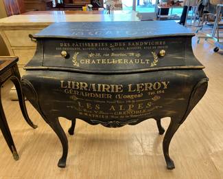 Modern bombay chest painted
