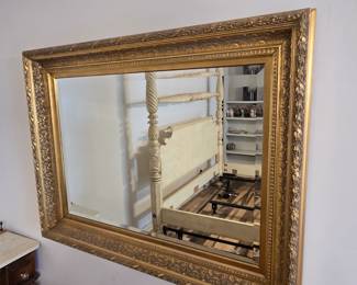 Large bevel glass mirror