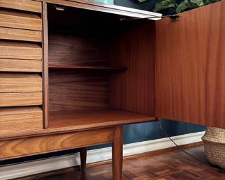 MCM Grained Teak Sideboard by White & Newton