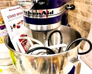 Mixer Kitchenaid Blue