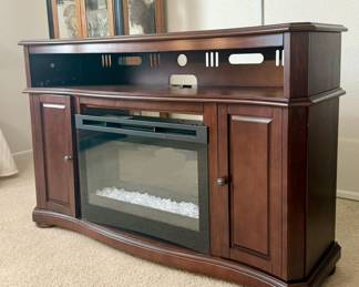 Fire place entertainment center