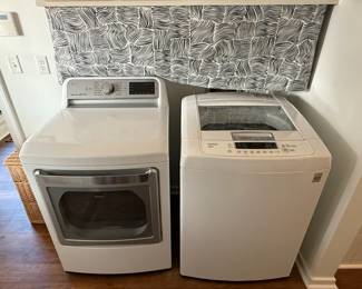 LG washer and dryer