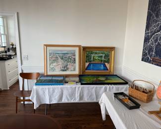 Oil paintings by local artist