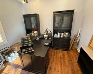 Ballard Designs Hutch and file drawer (2) and desk