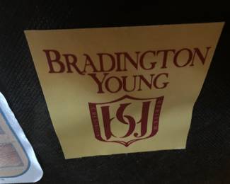 #29	Bradington Young Furniture - Black Stressless Recliner w/ottoman	 $200.00 
