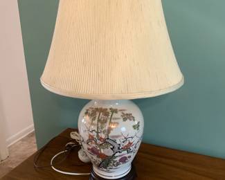 #28	Chinese Ceramic Lamp - 28" Tall	 $45.00 
