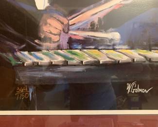 #136	Jazz fest signed and number 354/110 poster	 $75.00 
