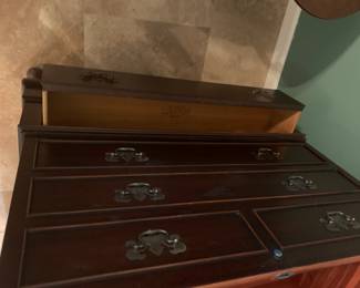 #35	Tall Lane Cedar Chest w/q/a Legs w/1 drawer - 34x18x36	 $150.00 
