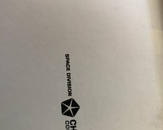 #21	Chrysler Space Division Cut Away Engine Drawings  - set of 3	 $30.00 
