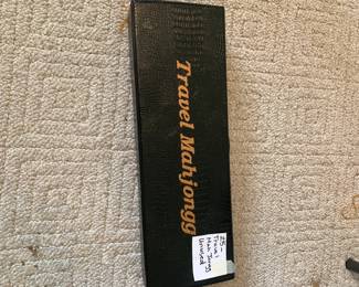 #24	Travel Mahjongg Set in Case	 $25.00 
