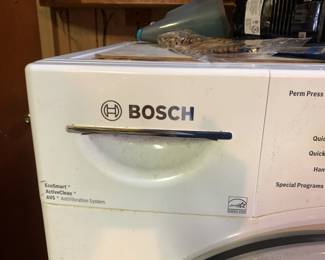#47	Bosch Front Load Washer & Dryer w/pedestal - Model WFVC5440  Dryer - WTVC5330	 $300.00 

