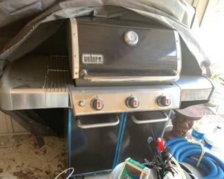 #151	Weber 3 burner grill w/cover	 $100.00 
