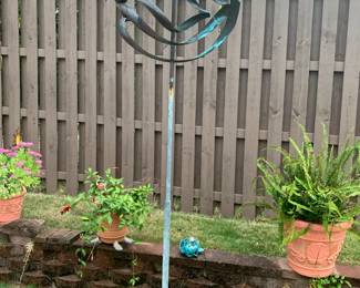 #94	Lyman Whitaker Wind copper  sculpture" Element Fire" thing 25x31	 $1,200.00 
