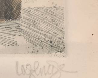 #148	signed and number water color of family skiing	 $30.00 
