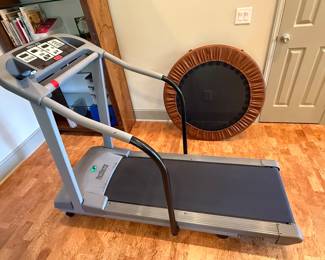 Pace Master treadmill and trampoline rebounder