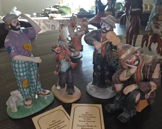 Emmett Kelly Clowns.